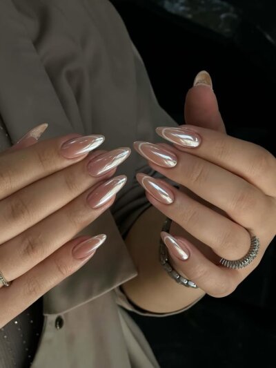 Chrome & Mirror Shine Nail