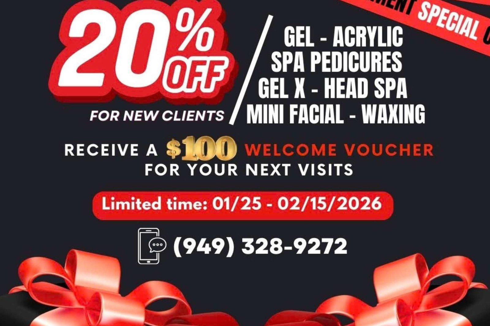 20% off for new clients