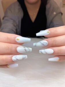 Coffin / Ballerina Nails