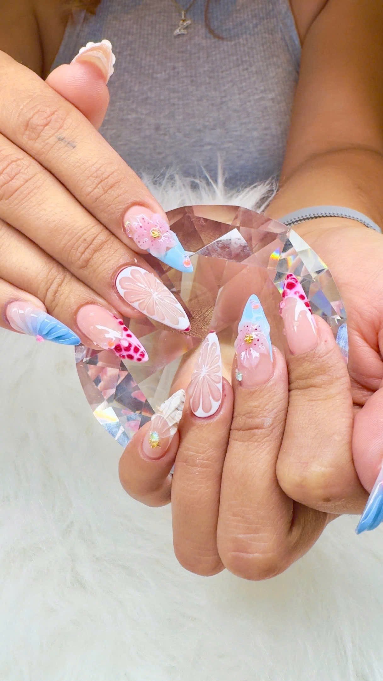 summer-nail-ideas-2026 gel x vs acrylic