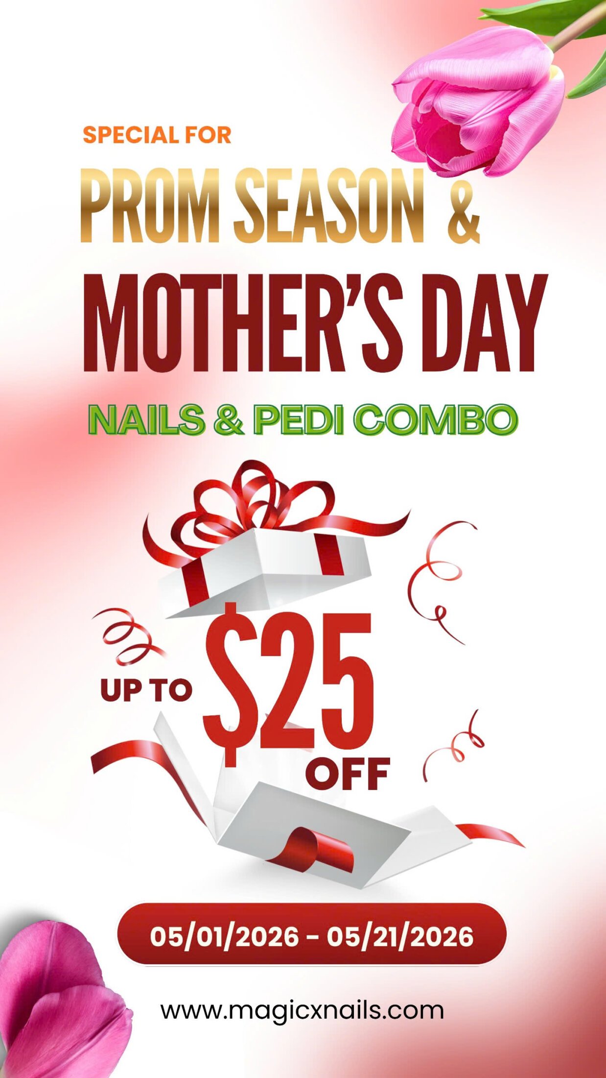 promotion for Prom Season and mother day