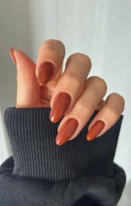 Burnt Orange & Terracotta Nails