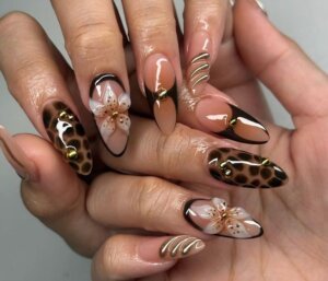 Mixed Autumn Nail Designs