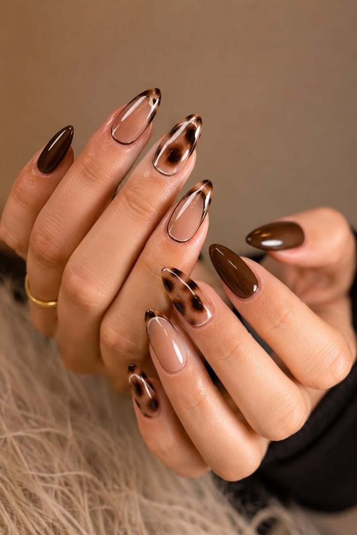 Tortoiseshell Nails