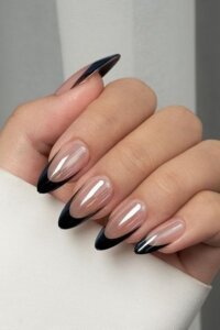 Black French Tips